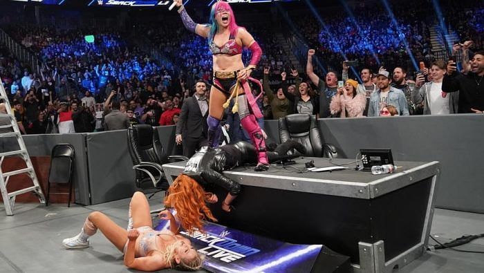 Asuka could stand tall over Becky Lynch